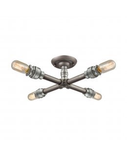 Elk 10686-4  Cast Iron Semi-Flush Mount Ceiling Fixture